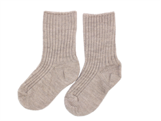 Joha socks sand melange uld